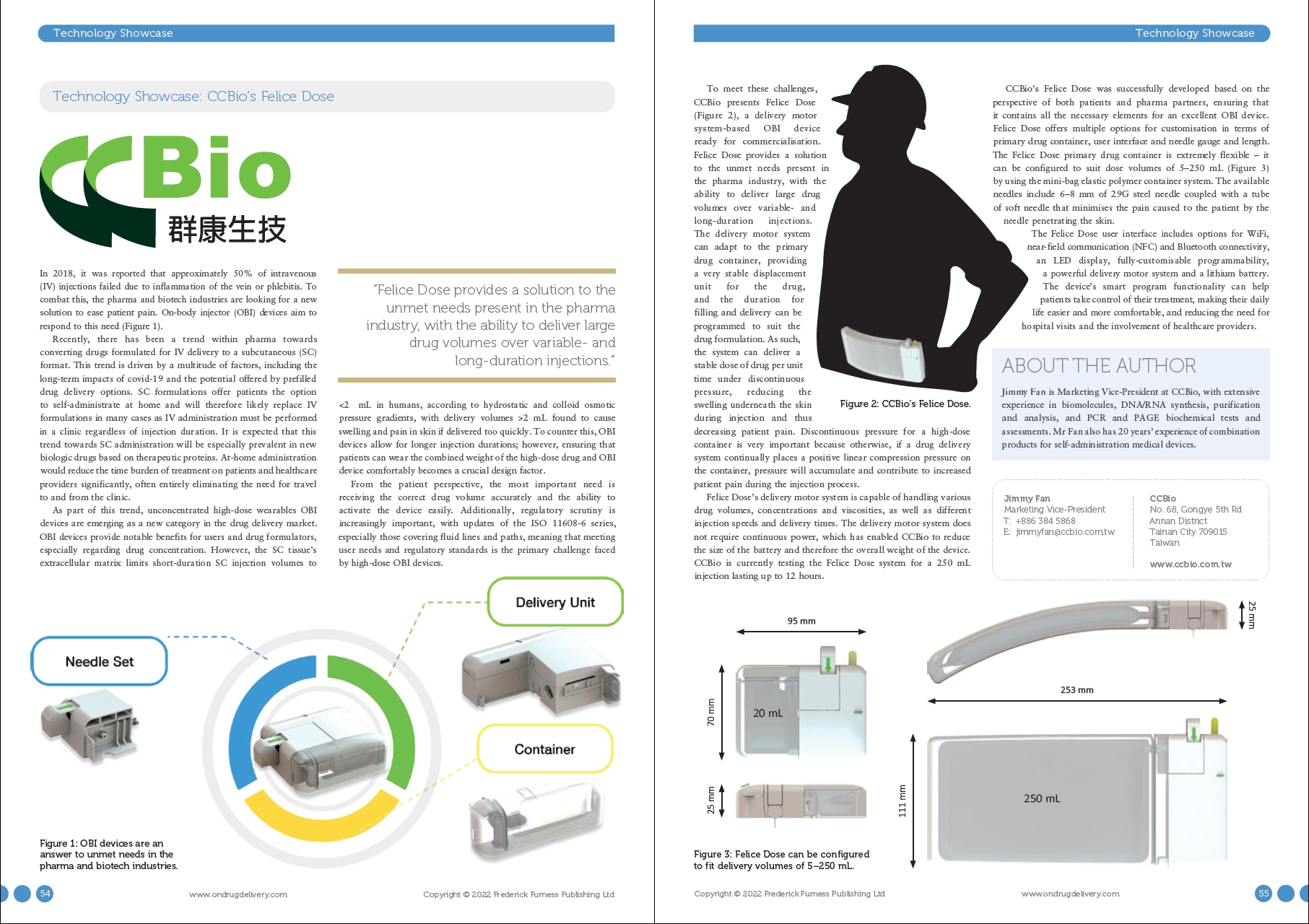 TECHNOLOGY SHOWCASE: CCBIO’S Felice Dose